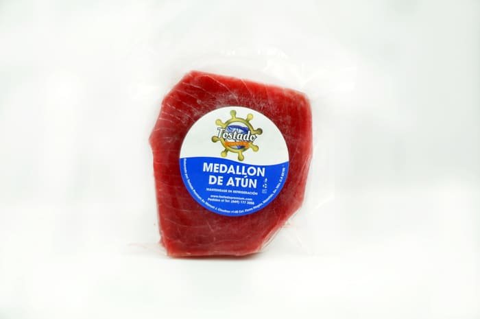 Medallón de atún cuadrado